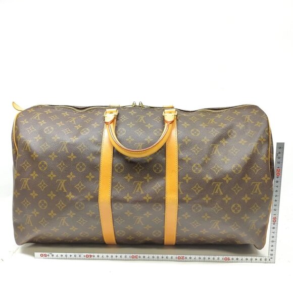 Louis Vuitton LV Boston Bag Keepall 55 Brown Monogram 799-070925 - Picture 2 of 9